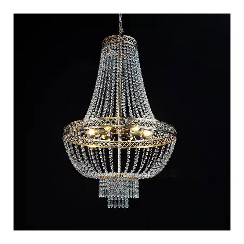 Wedding Ceiling Decoration | Crystal Bead Curtain Chandelier Stage Lighting Props