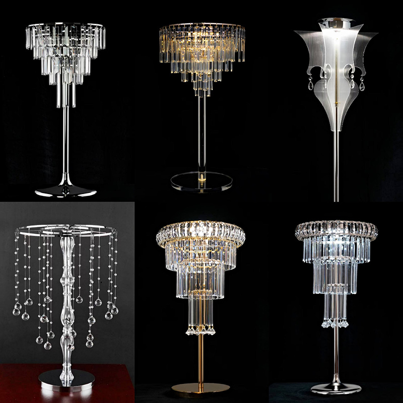 New Design Wedding Table Centerpiece Stand, Table Lamp Candlestick, Crystal Flower Stand for Weddings, Parties and Events