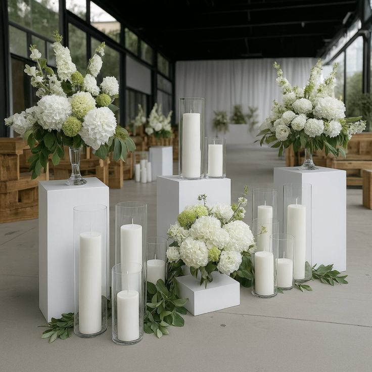 Reception Decor & Plinths